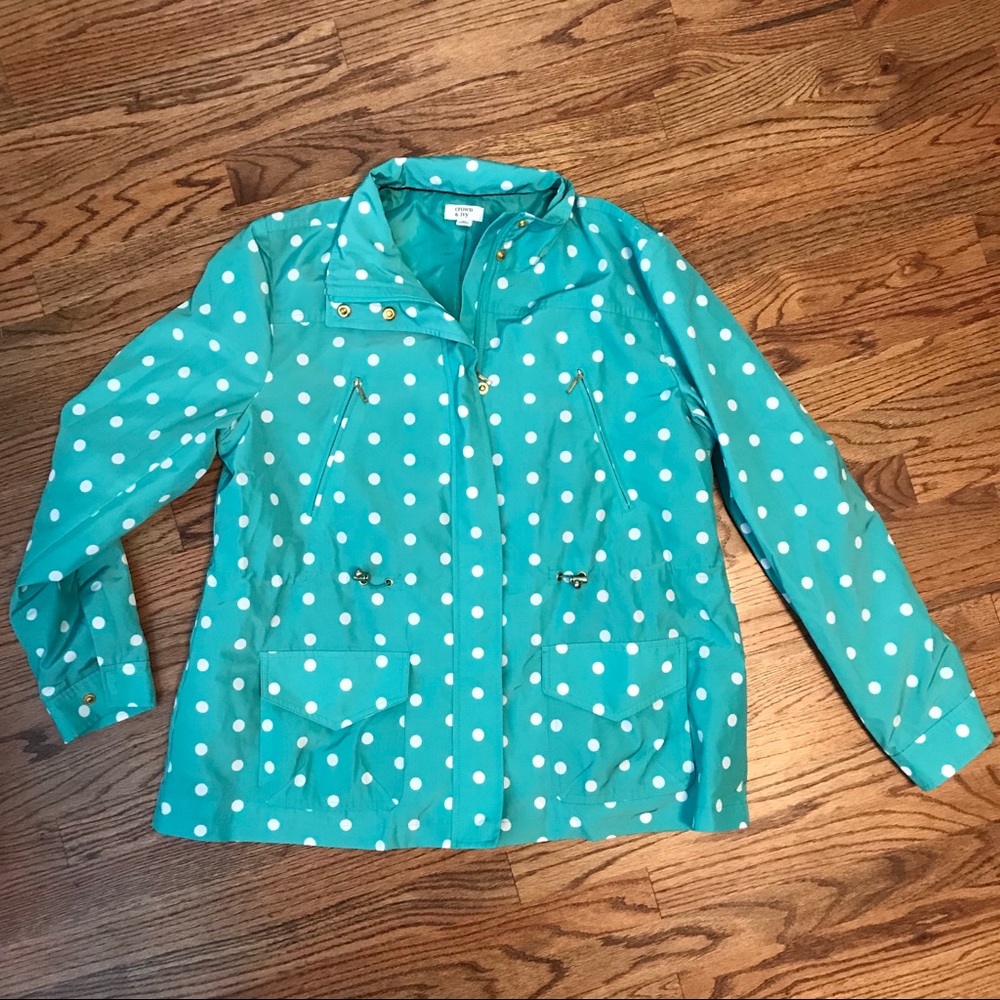 Mint Crown & Ivy Rain Jacket